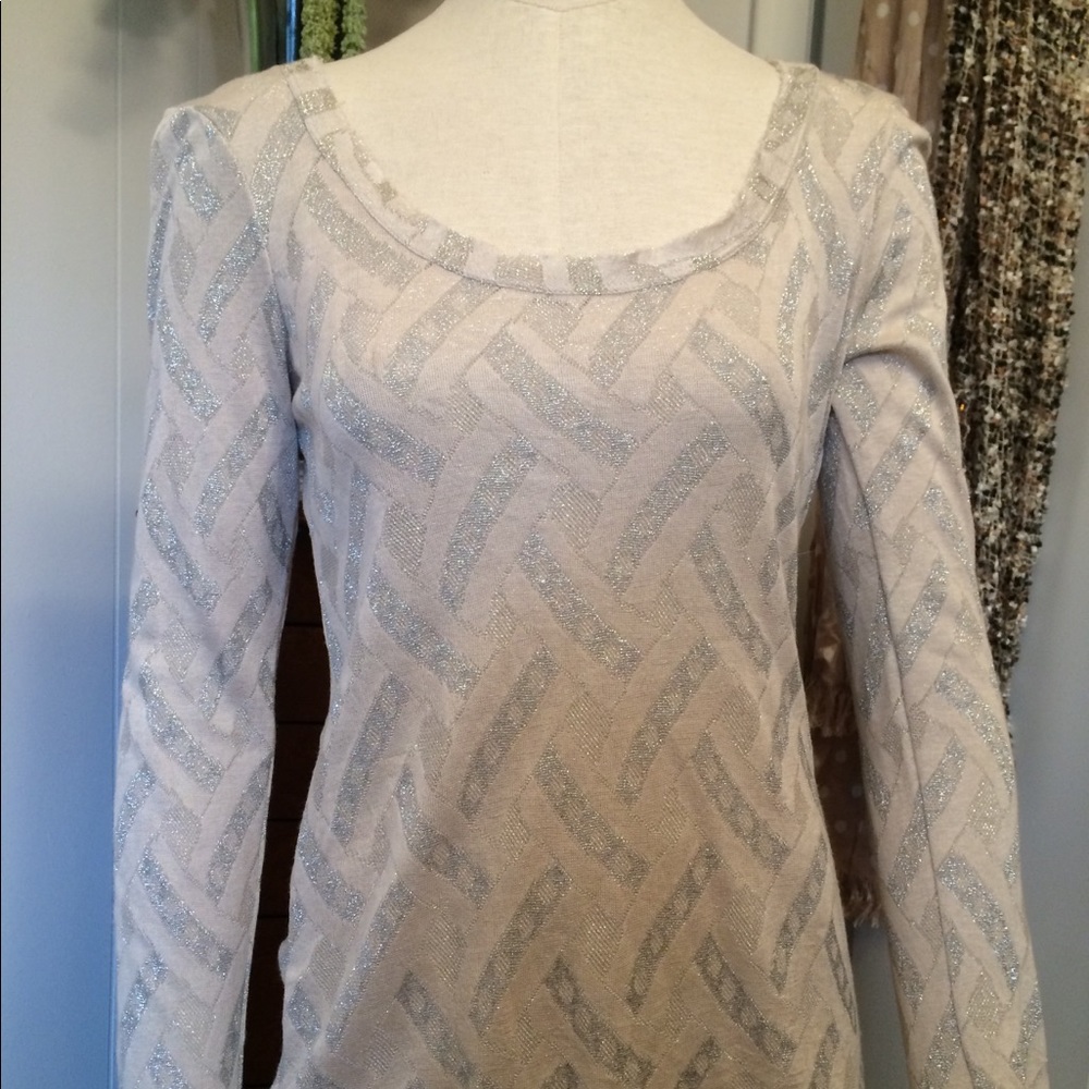 BKE sheer top. Size M